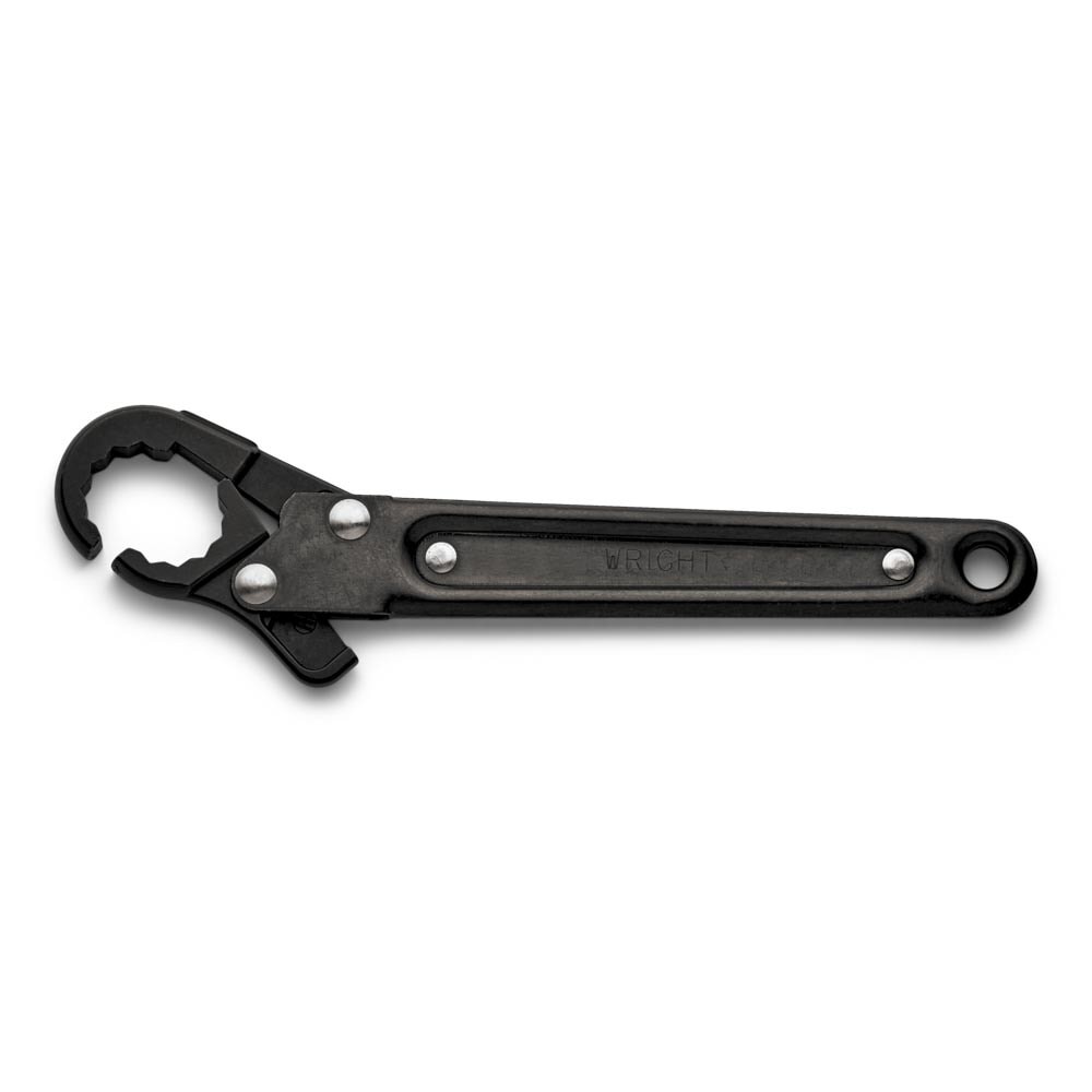 Wright Tool 1644 Ratcheting Flare Nut Wrench Black 12-Point 7/16"