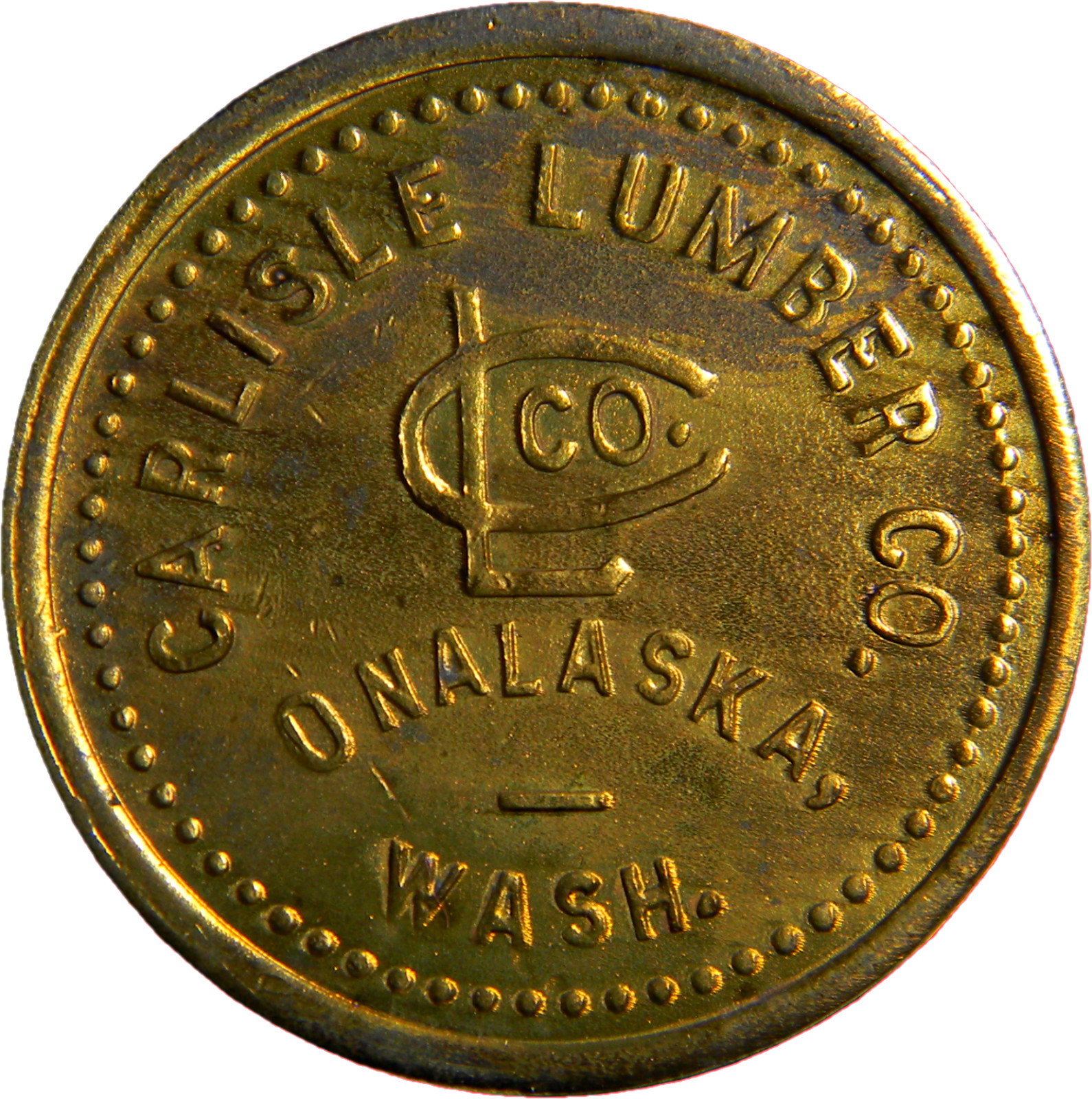 Onalaska, Washingtonn  CARLISLE LUMBER CO  50¢ Token   (05141)