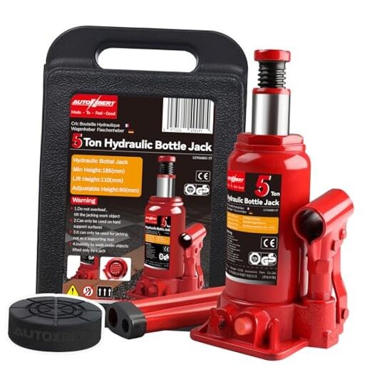 Hydraulic Bottle Jack with Jack Pad for Car Pickup Truck RV Auto 5 Ton 10,000lb