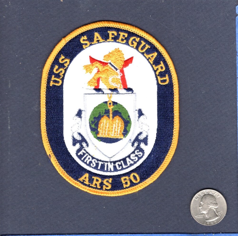 Original ARS 50 USS SAFEGUARD US Navy Salvage Ship Squadron Cruise Patch