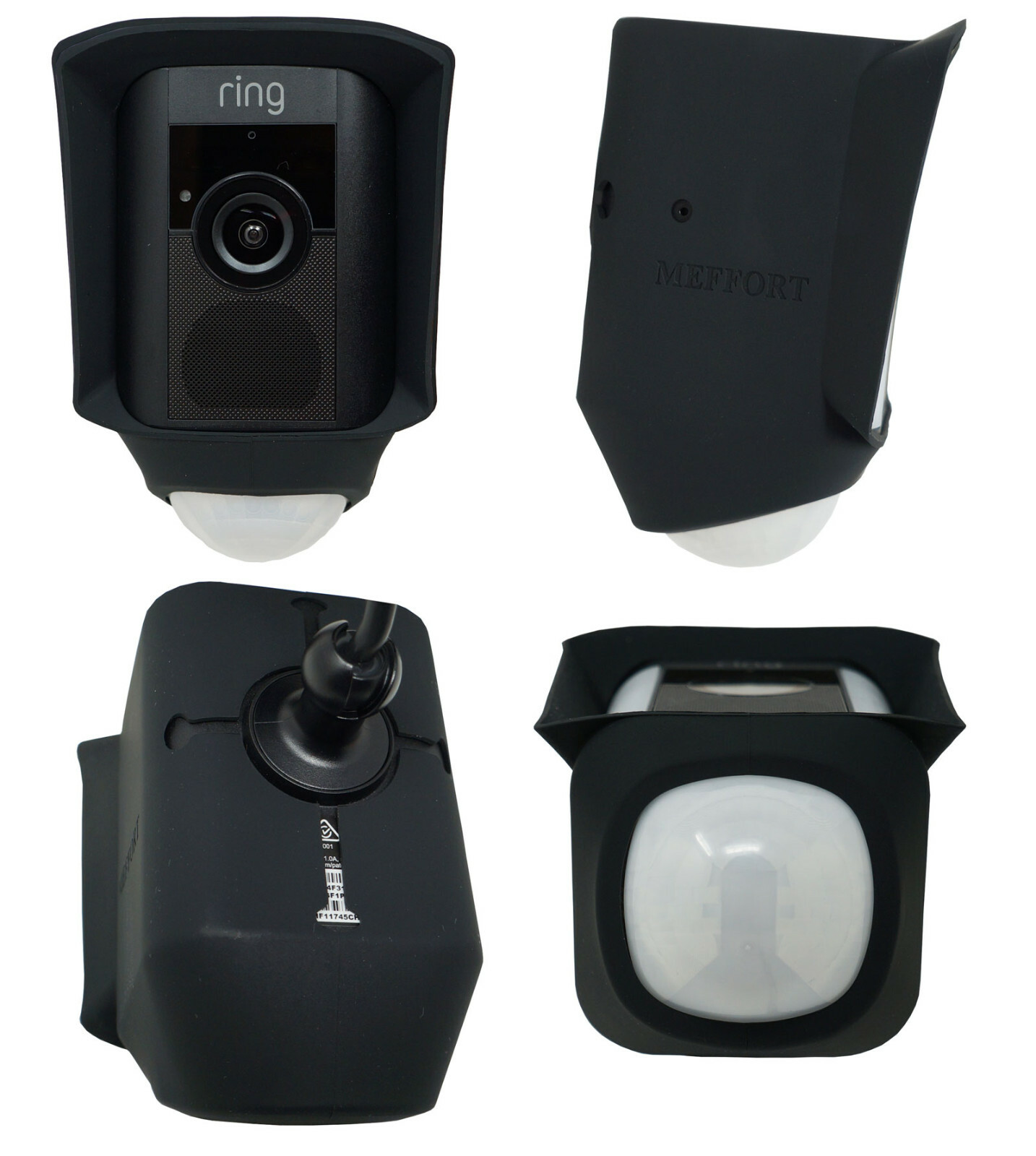 Weather Protection Silicone Case for Ring Floodlight Cam & PLUS Cameras - Black
