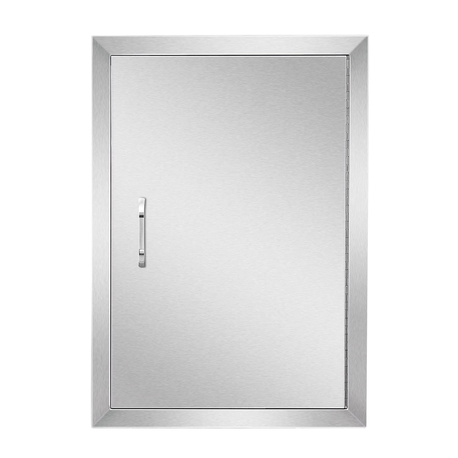 17" W x 24" H Outdoor Kitchen Door, Premium 304 Stainless Steel Single BBQ Pa...