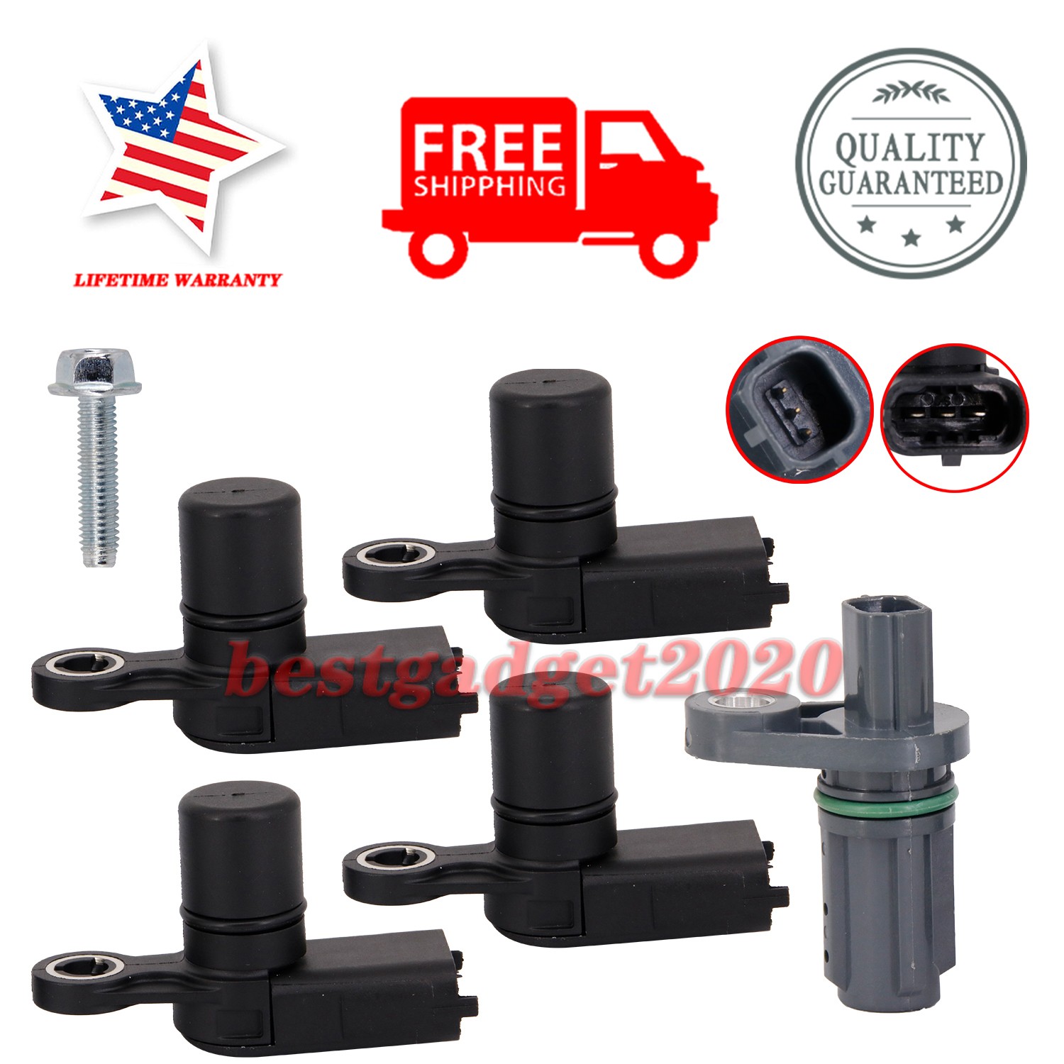 Camshaft & Crankshaft Position Sensor for Cadillac CTS XTS SRX 12615371 12615626