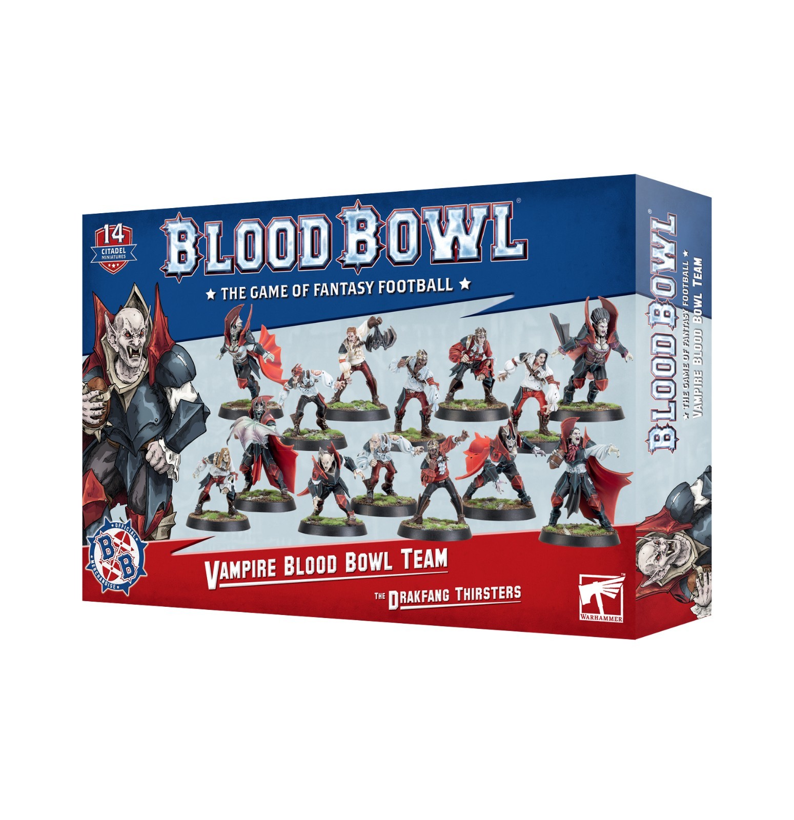 Blood Bowl Vampire Team Darkfang Thirsters Warhammer Age of Sigmar (202-36) New