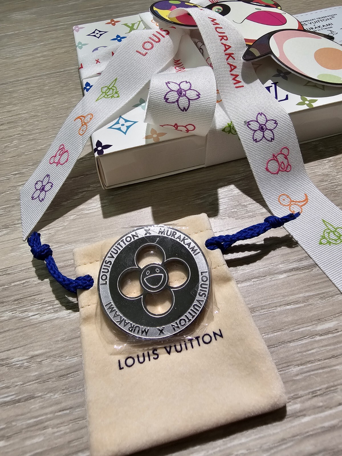 SET COMBO! Louis Vuitton x Takashi Murakami Token Coin + EXTRA! New And Sealed!