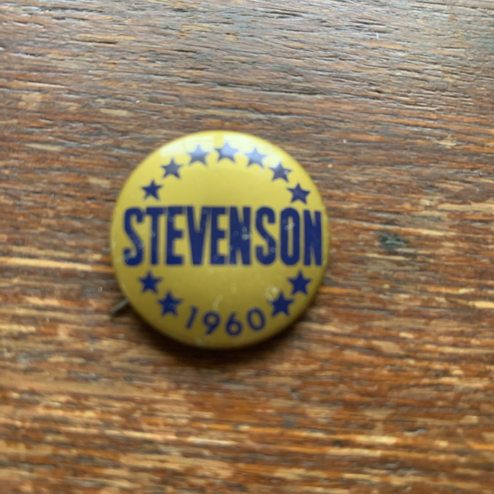 1960 Adali Stevenson Presidential Pinback Button