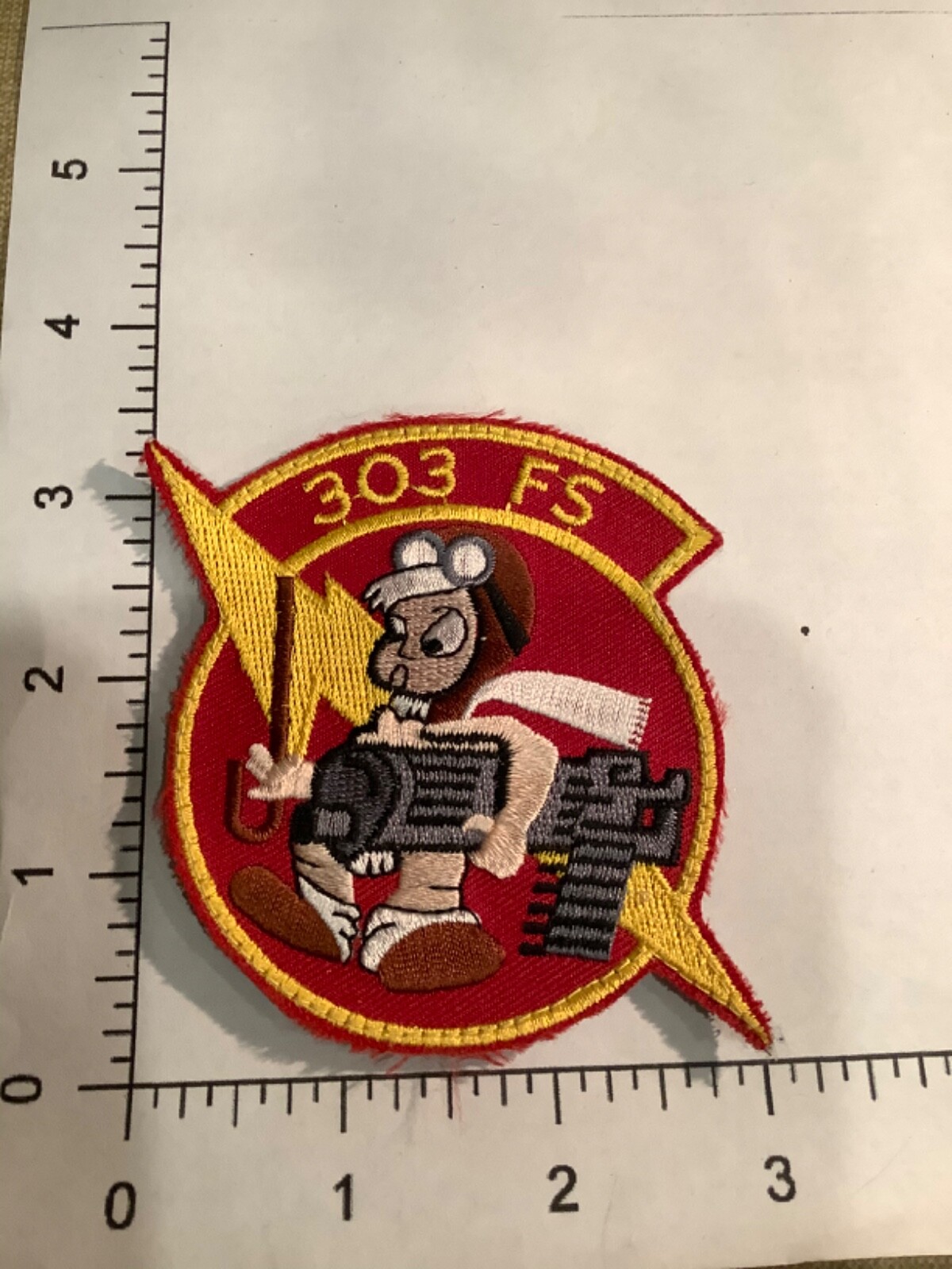 U.S.A.F. 303RD FIGHTER SQUADRON PATCH