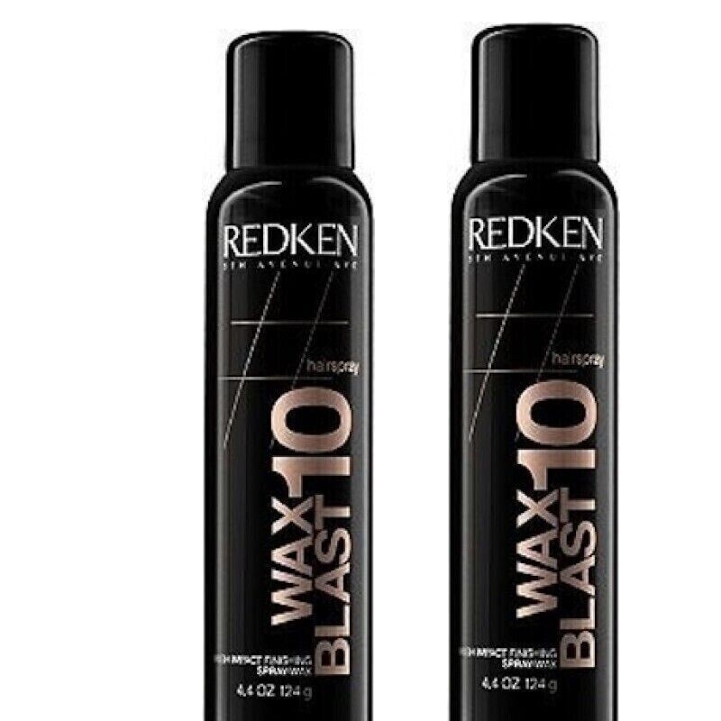 (PACK OF 2) Redken Wax Blast 10 High Impact Finishing Spray Wax 4.4 oz