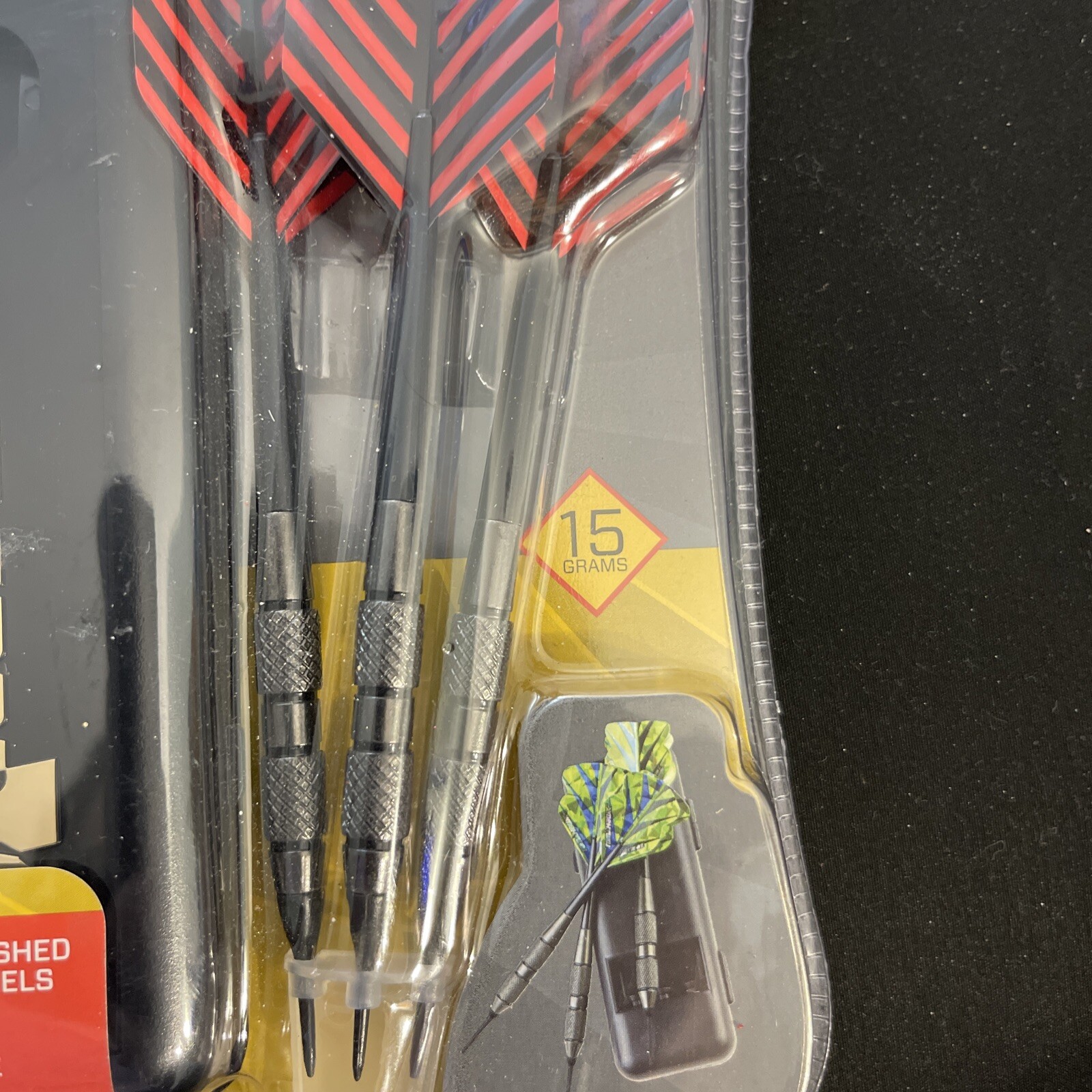 ACCUDART COMPETITION SOFT TIP DARTS W/COMPACT CASE 15 GRAMS Distressed Pack