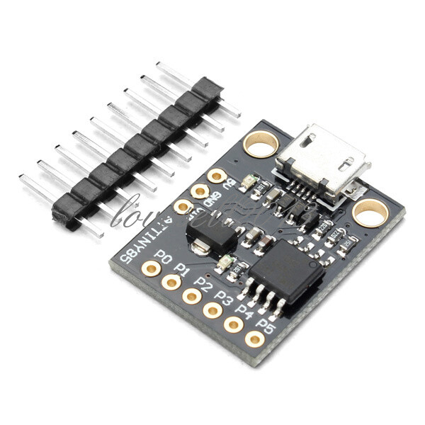 Mini ATTINY85 Micro USB Development Board for Digispark Kickstarter