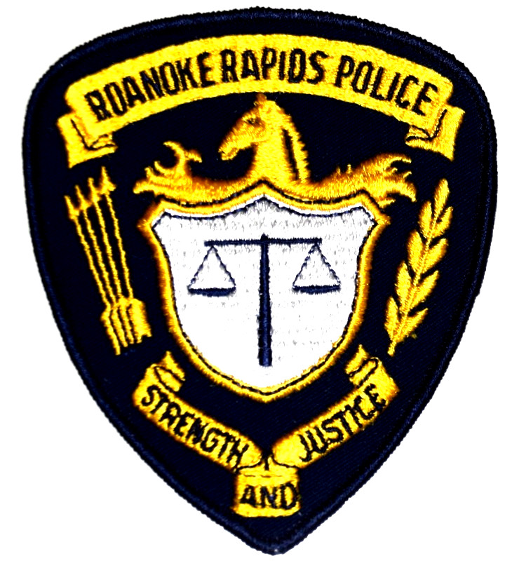 ROANOKE RAPIDS – POLICE - ILLINOIS Sheriff Police Patch SCALE OF JUSTICE HORSE