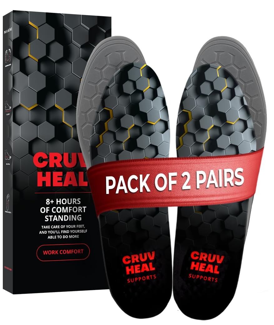 2 Packs of Work Comfort L(Men 9.5-10.5||Women 10.5-11.5), Black-2 Pairs