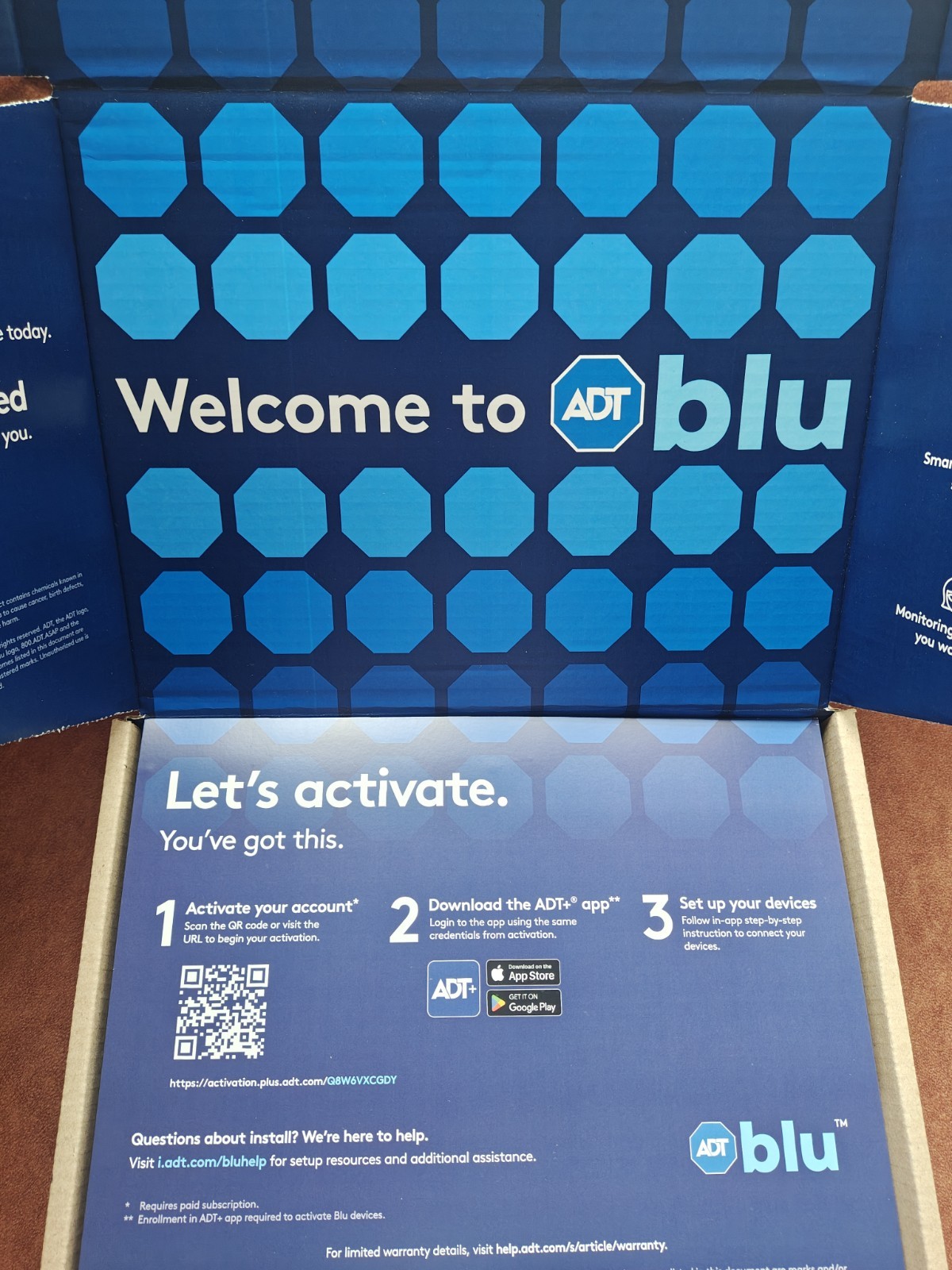 ADT Blue Home Safety Essentials Kit (New)