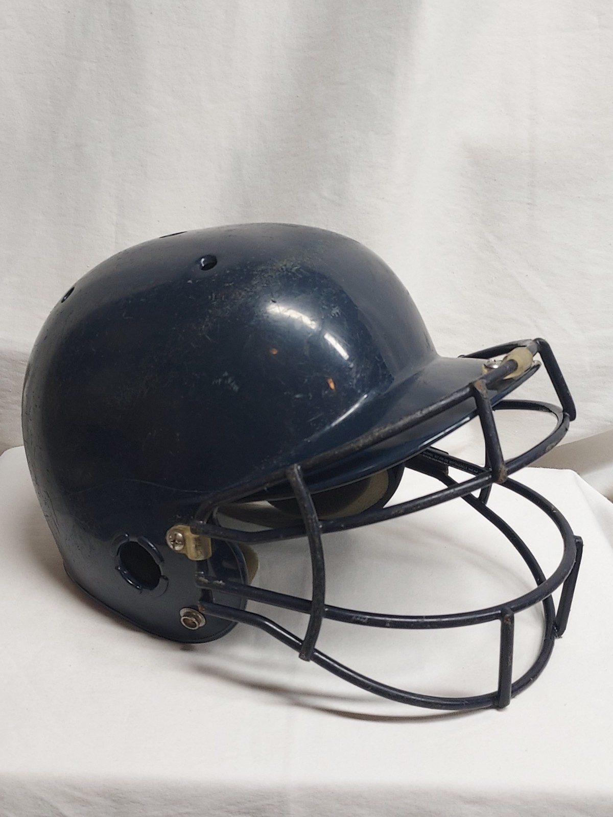 Schutt Youth Softball Batting Helmet Blue with Face Guard one size
