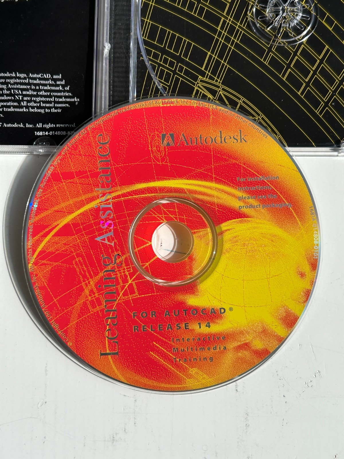 Autodesk- AutoCAD Learning Assistance CD for Release 14 MINT