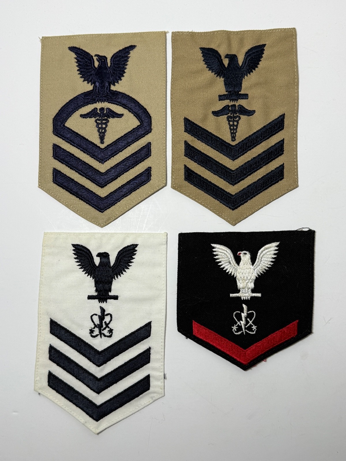 UNITED STATES NAVY, U.S.N. HOSPITAL, ELECTRONICS WARFARE, RATES, GROUP OF 4