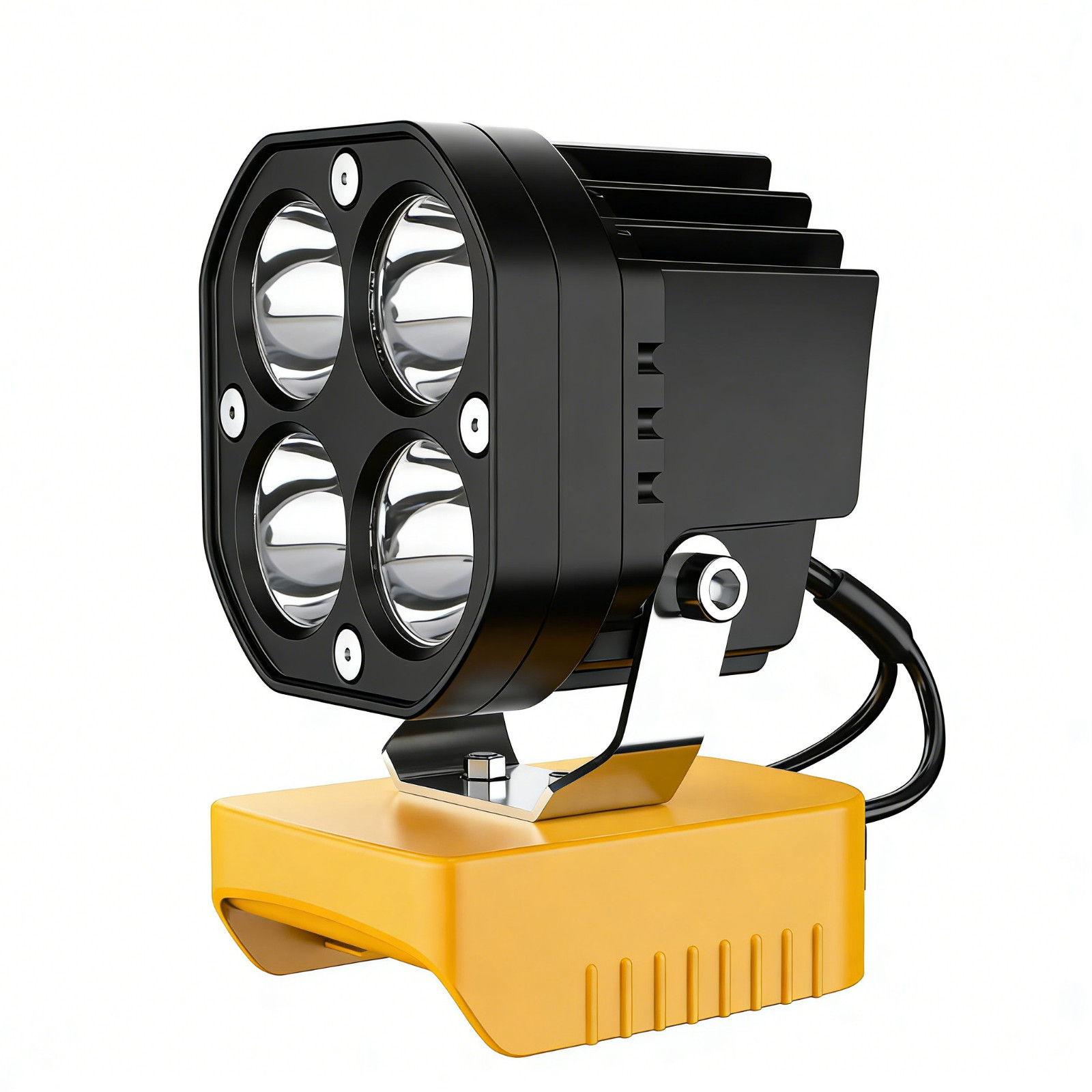 40W 6000LM LED Work Light Compatible with Dewalt 20V Batteries