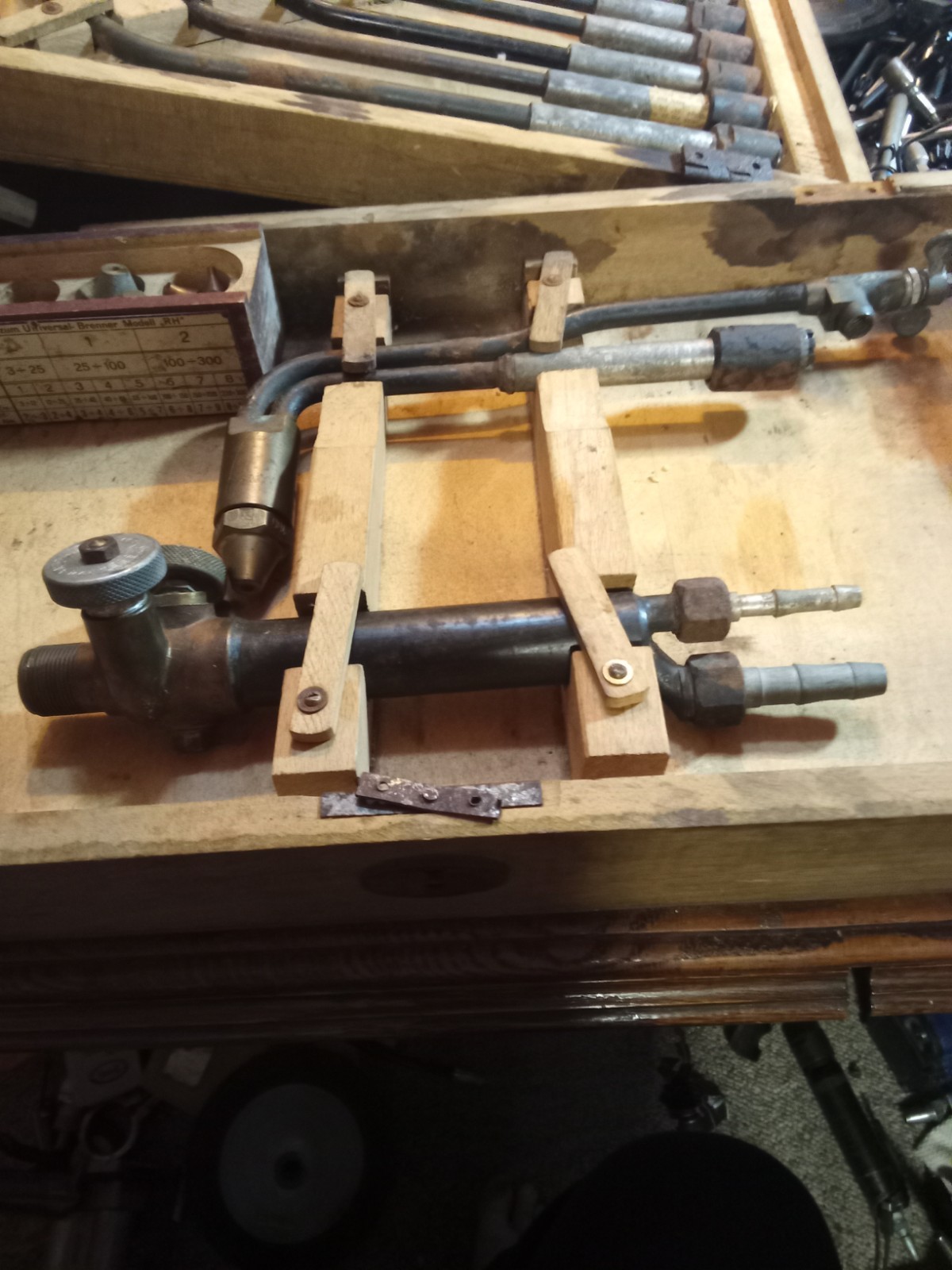 schneideinsatz Antique Torch & Weld Set