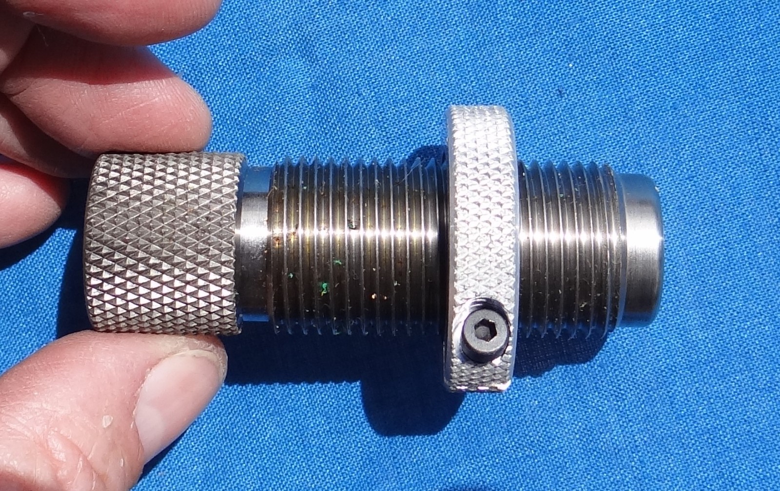 Un-Used RCBS 357 Maximum Max Reloading Die Set Steel Sizer Seat & Bell Dies