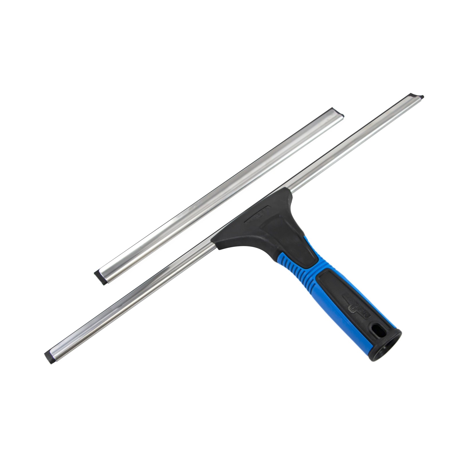 Unger Professional Connect and Clean 18” EZ Change 18", Silver/Blue/Black