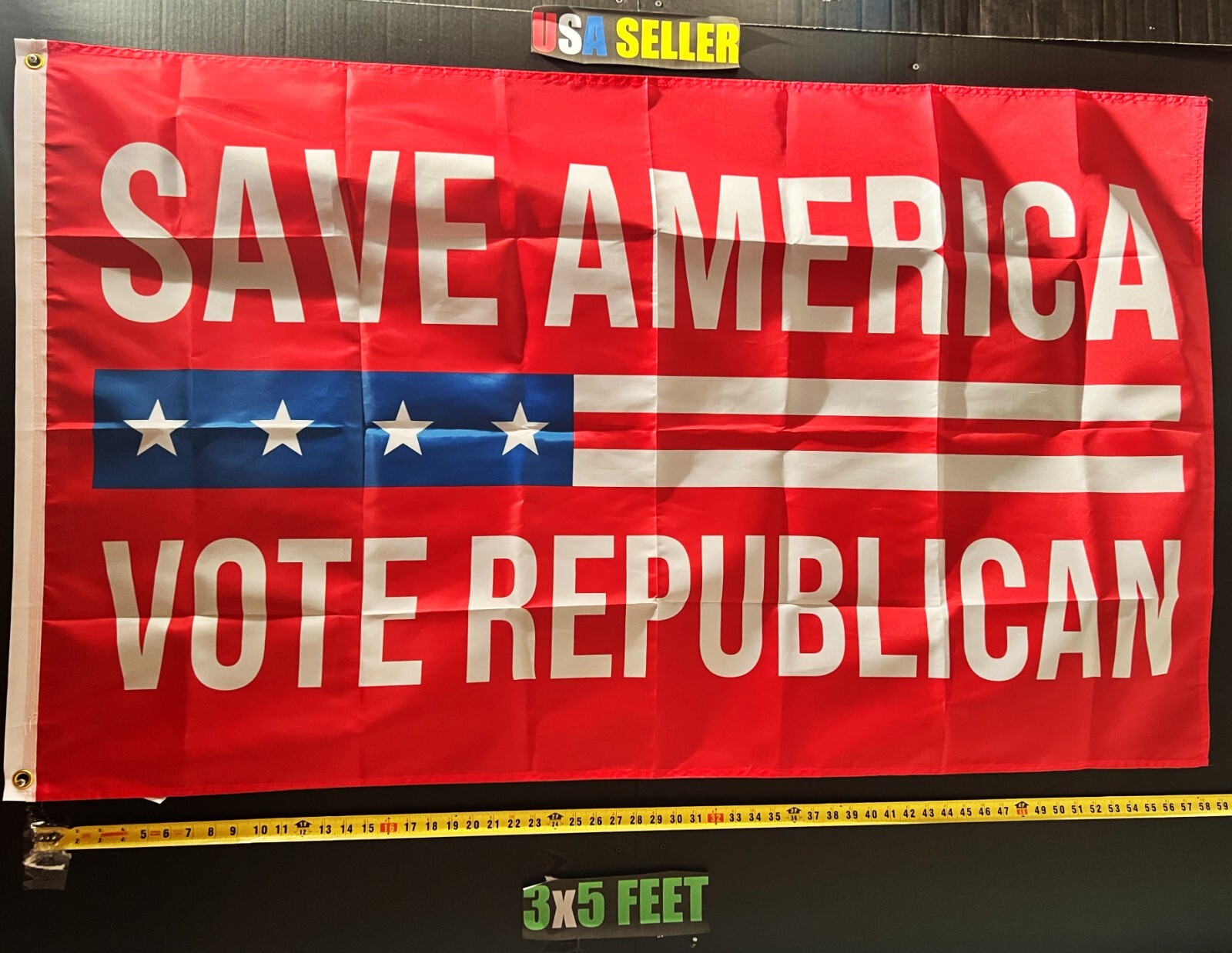Donald Trump Flag FREE USA SHIP Save A Vote Republican R Desantis USA Sign 3x5'