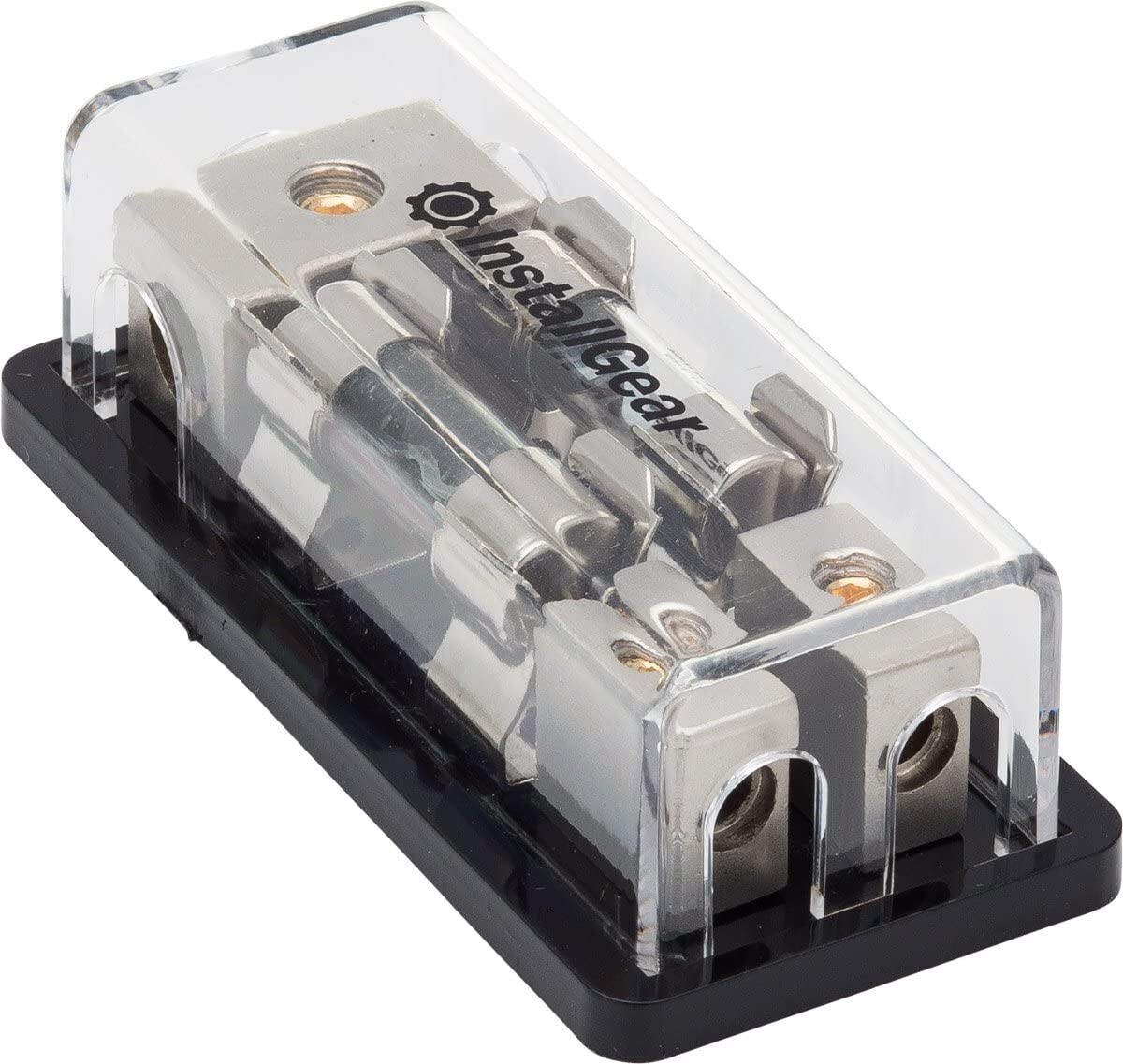INSTALLGEAR 4/8 AWG GAUGE AGU 60 AMP FUSE DISTRIBUTION BLOCK AUTO,RV,BOAT W/FUSE