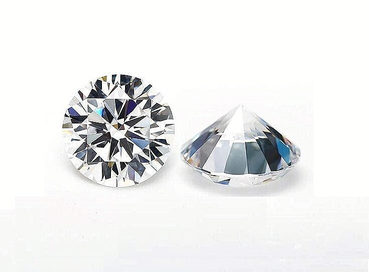 4.00 Ct Lab Grown CVD Diamond 10.8 mm Round D Color, IF Certified Loose Diamond