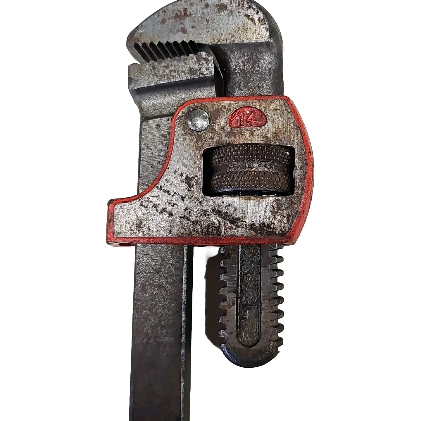 Vintage No 14 Adjustable Monkey Pipe Wrench Made in USA