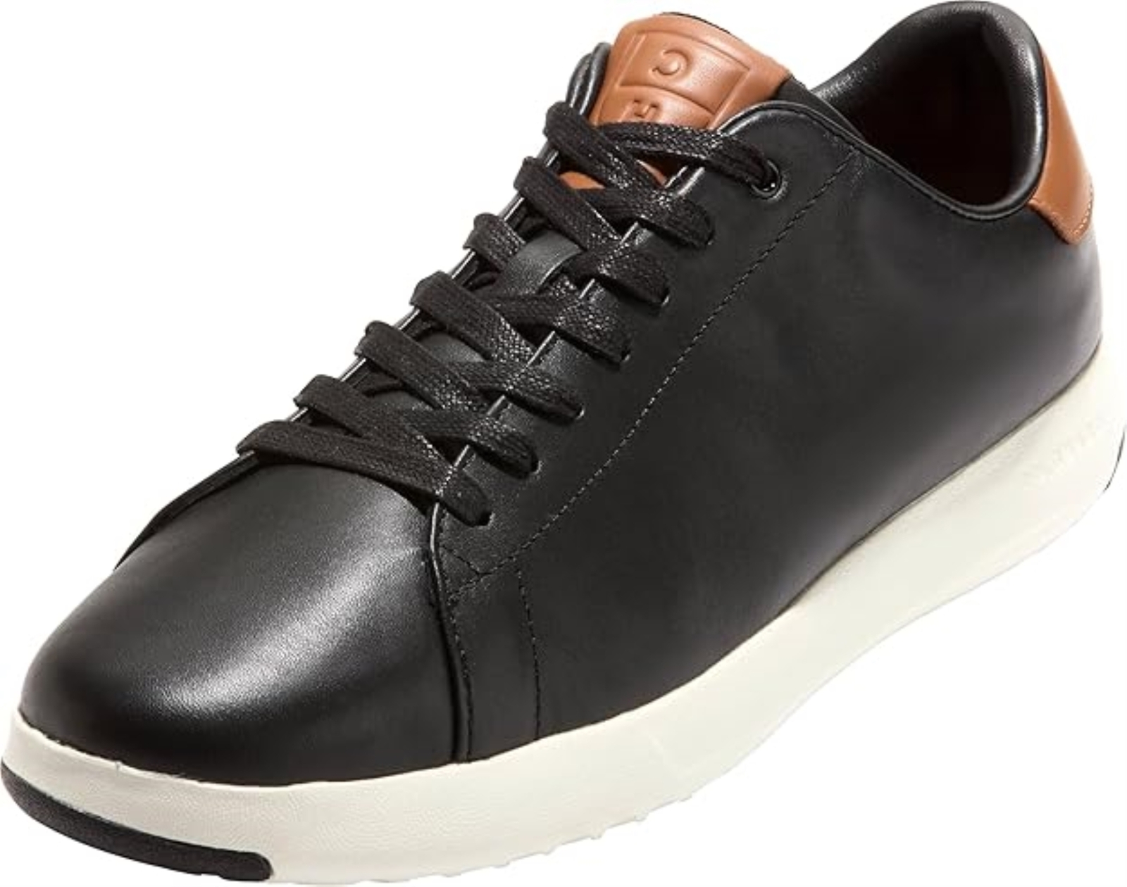 Cole Haan Grandpro Tennis Sneaker Mens Black/British Tan 8.5 W - Wide