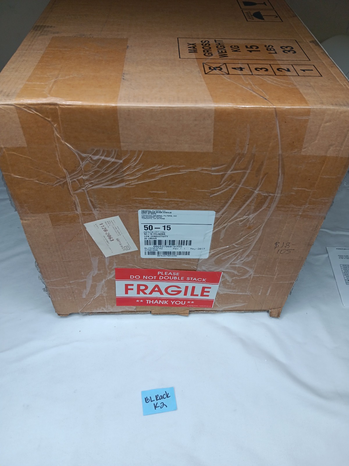 GeneralAire 50-15 Cylinder Low Conductivity