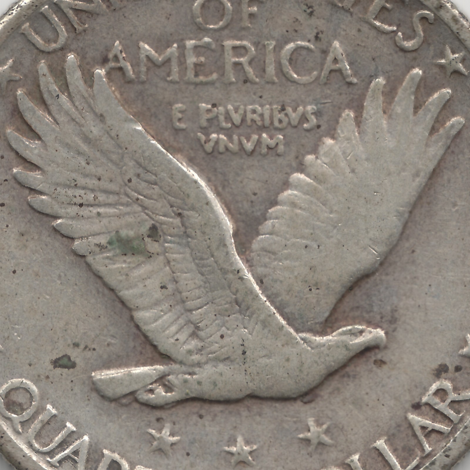 1928 S Standing Liberty Quarter, VF-VF+