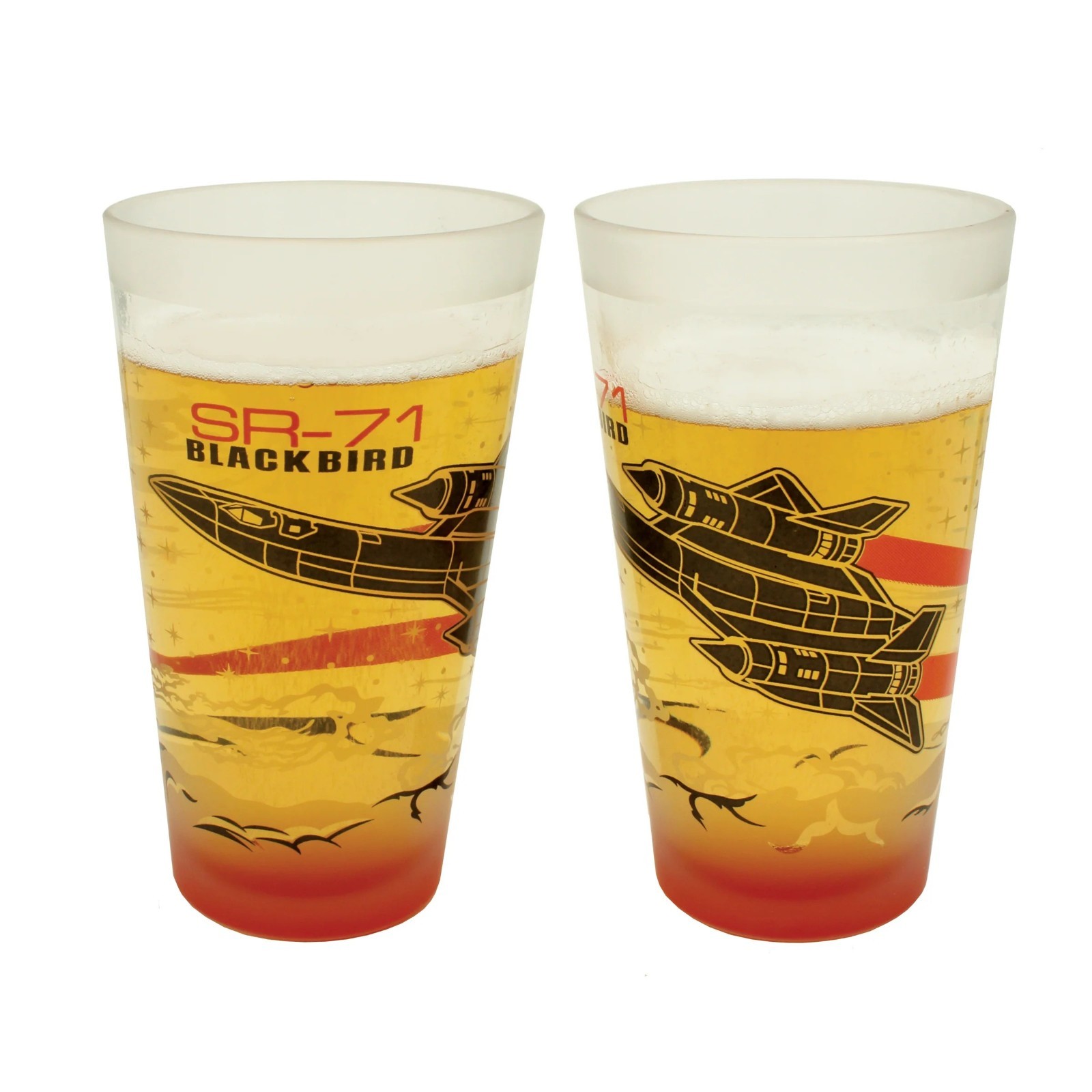 SR-71 Blackbird Pint Glass - 1 Glass