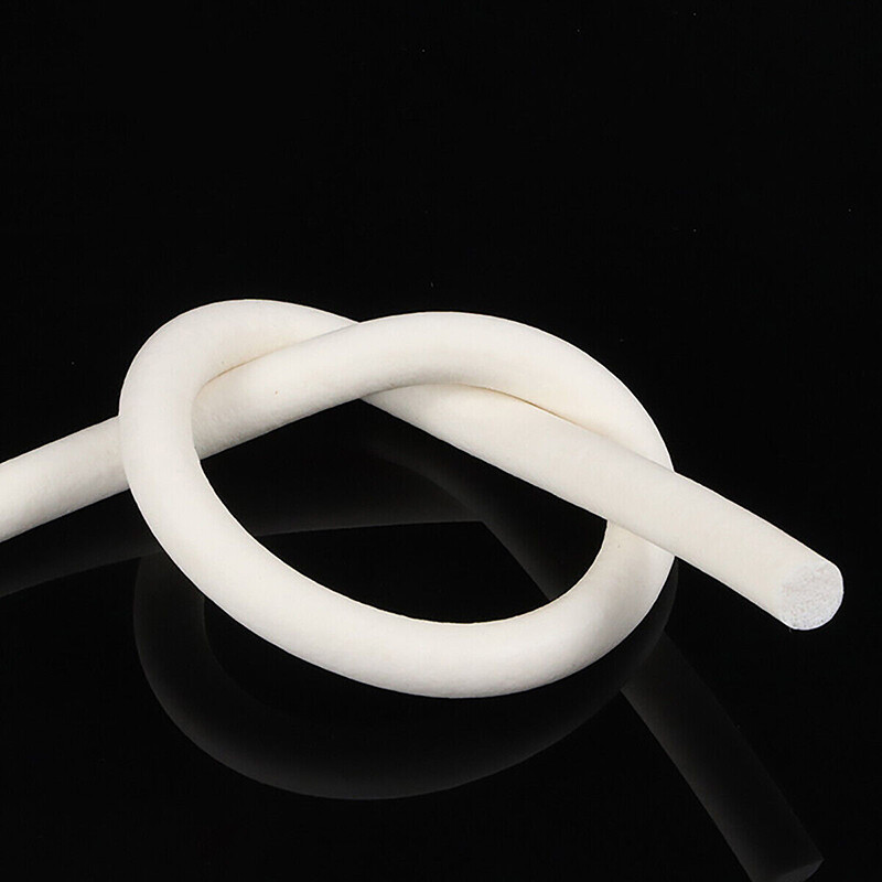 Silicone Rubber Cord White Round Strip Solid Rubber Strip Sealing Strip 1mm~25mm