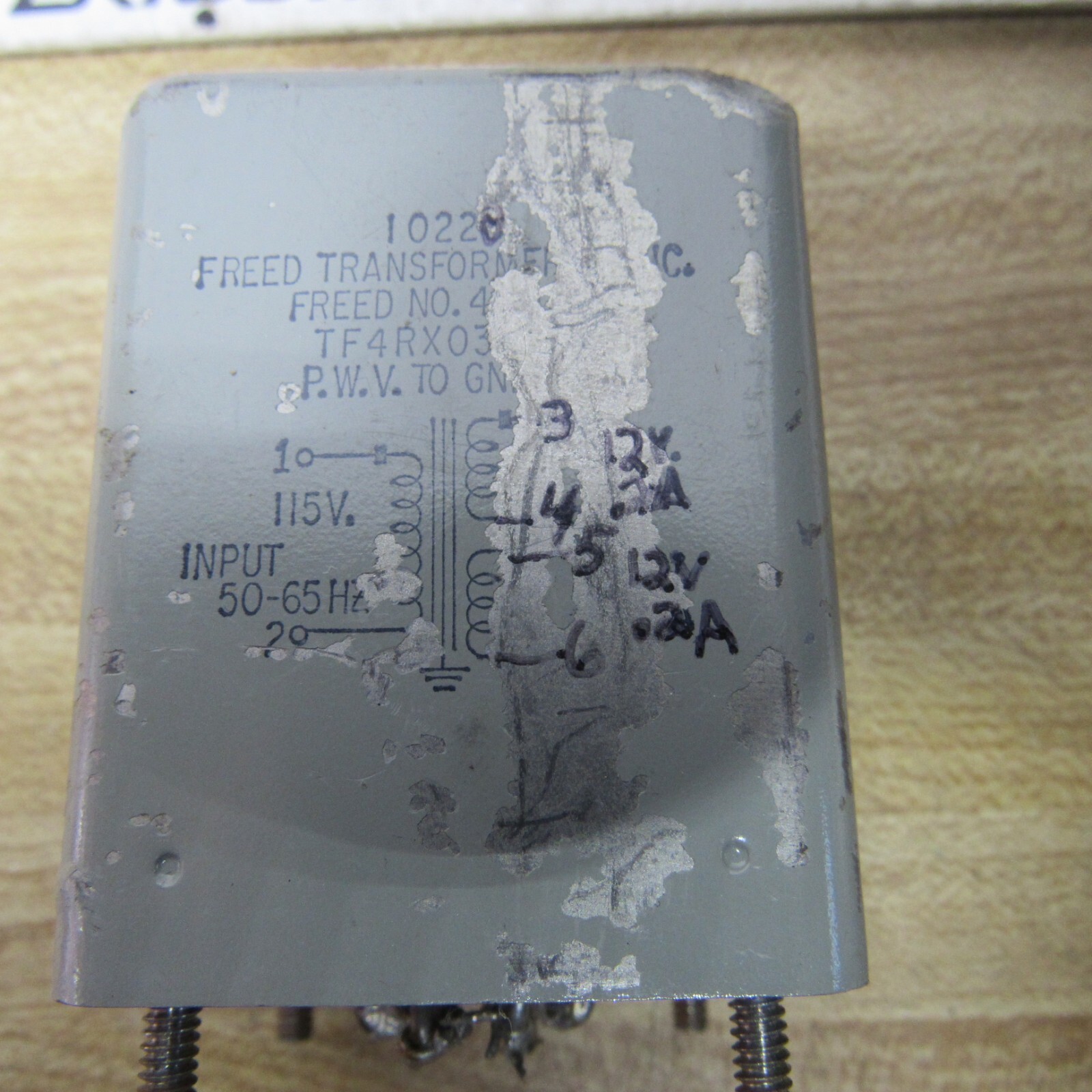 TRANSFORMER Power 12V @ .2A 12V @ .2A