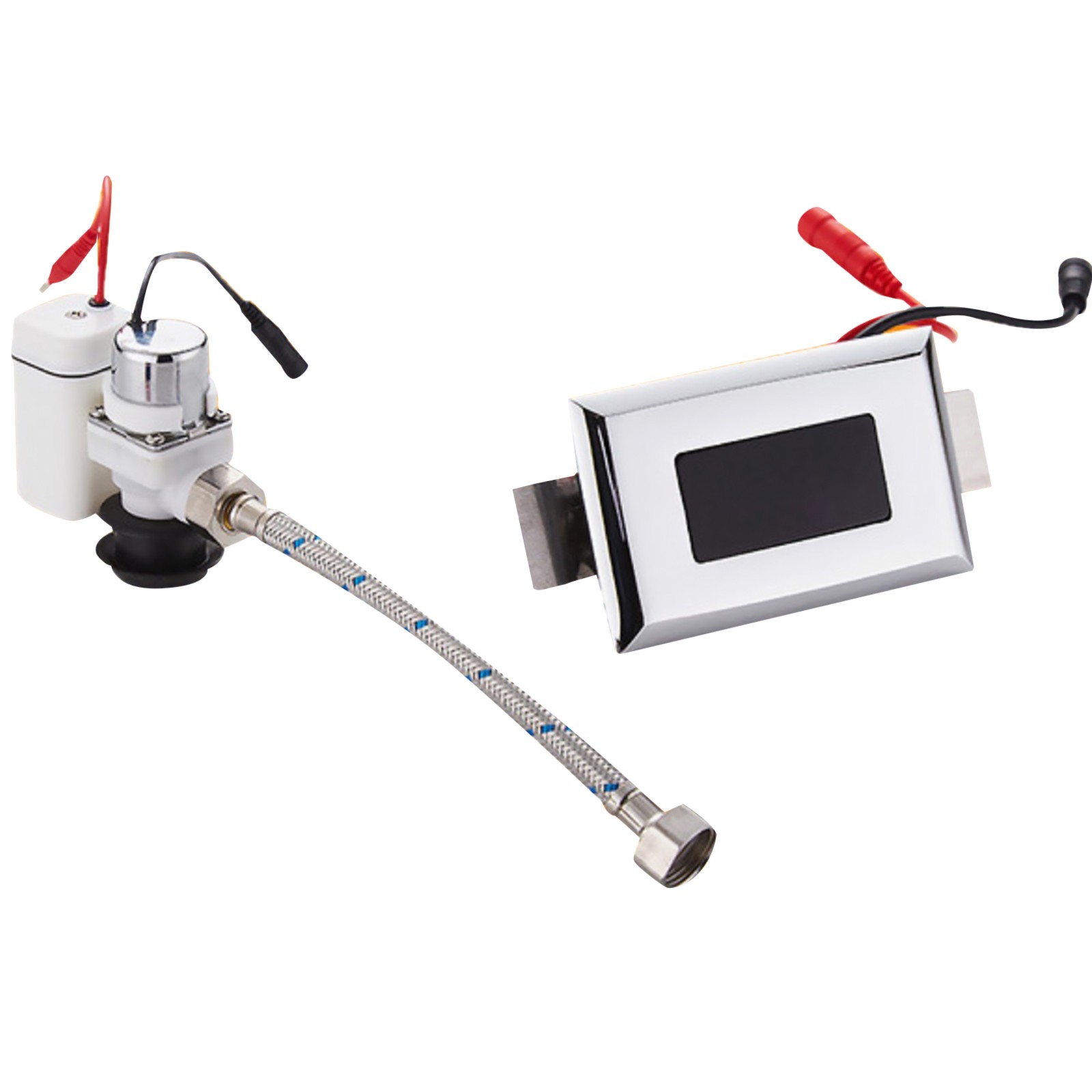 Automatic Ceramic Integrated Standing Urinals Sensor Flusher Flush Valve Kit e