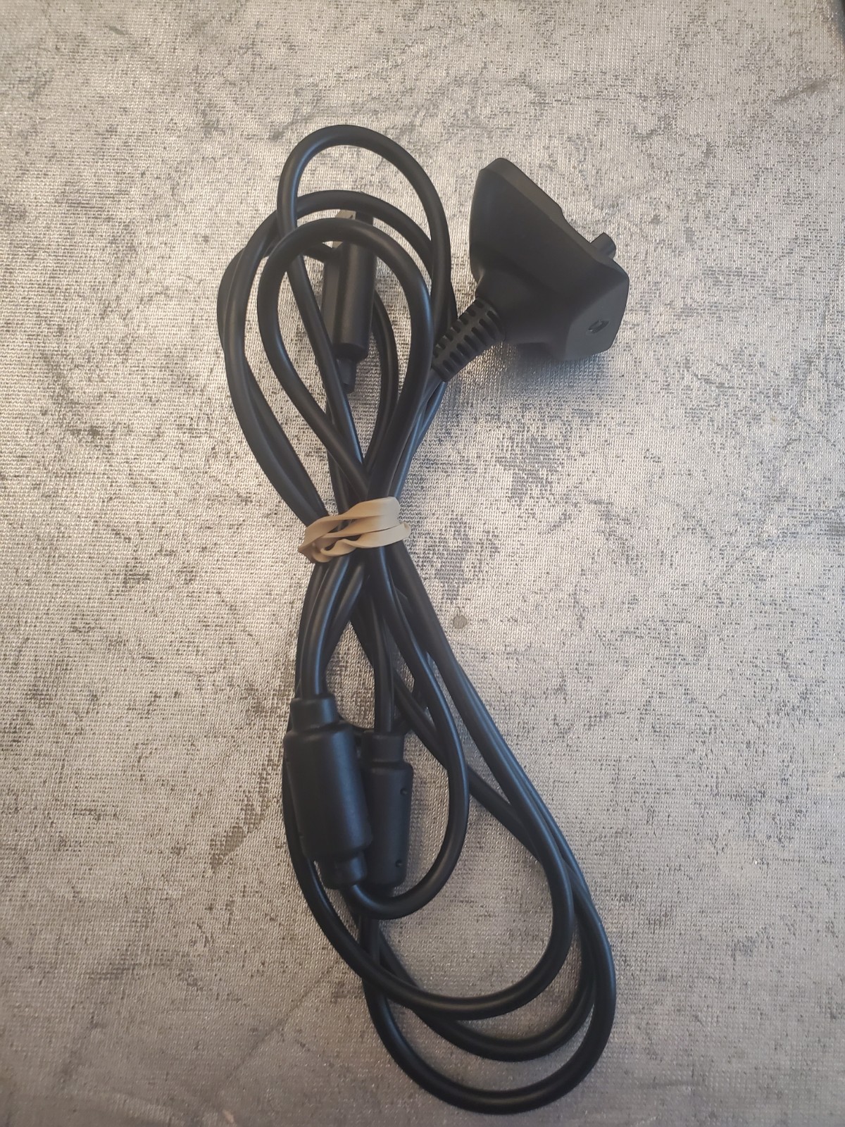 Xbox 360 Black Wireless Controller USB Charging Cable Replacement Charger