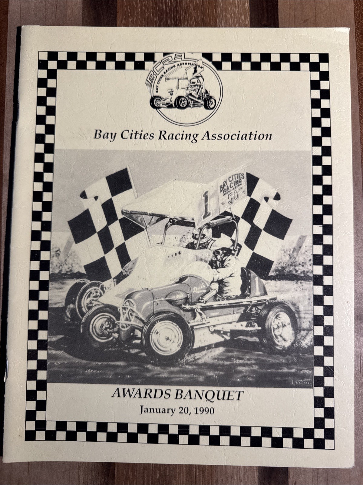 1990 BCRA Bay Cities Racing Association Awards Banquet Program
