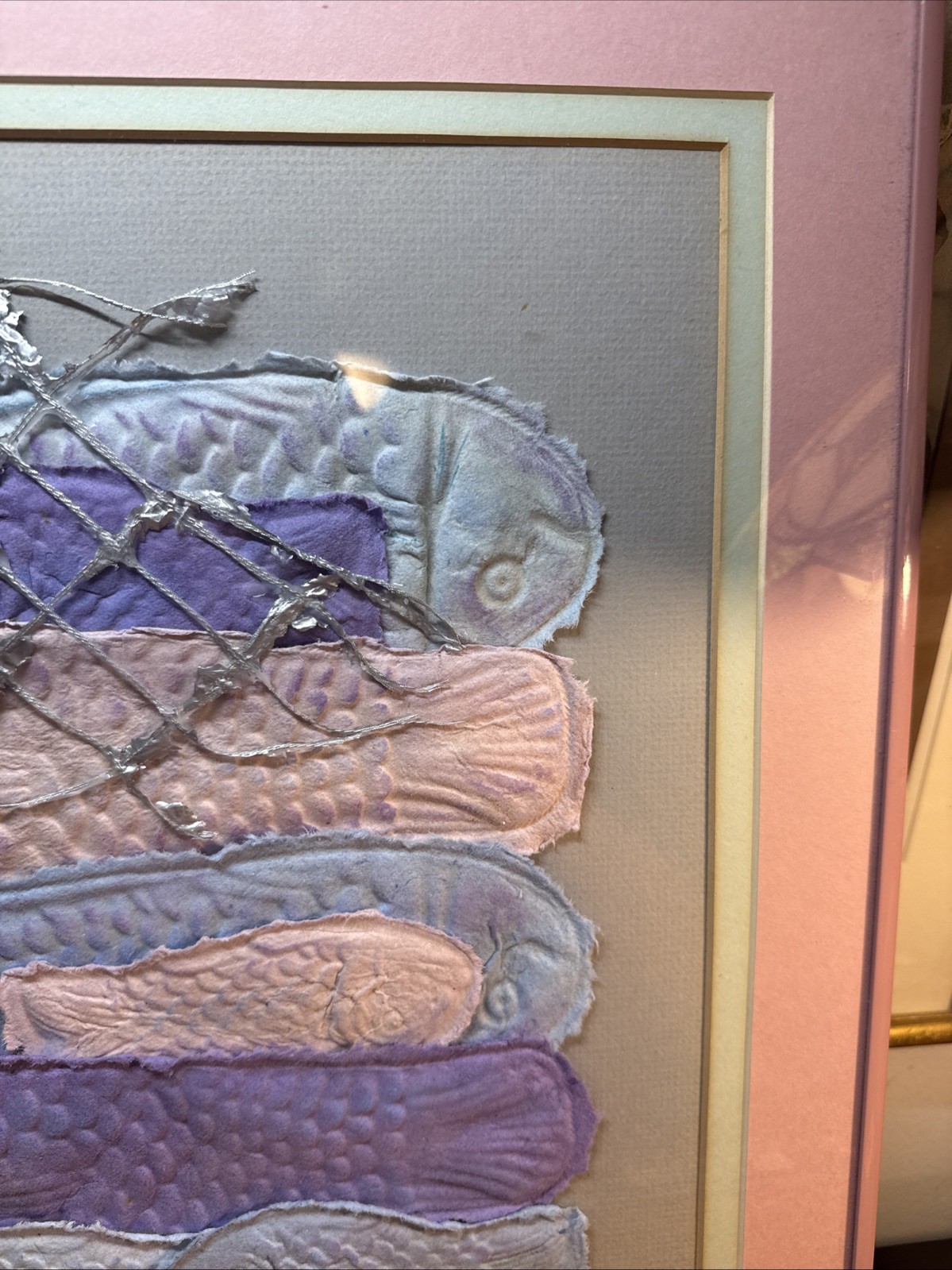 “Something Fishy” Original Framed Art signed J. J Hines 16.25 By 20.25”