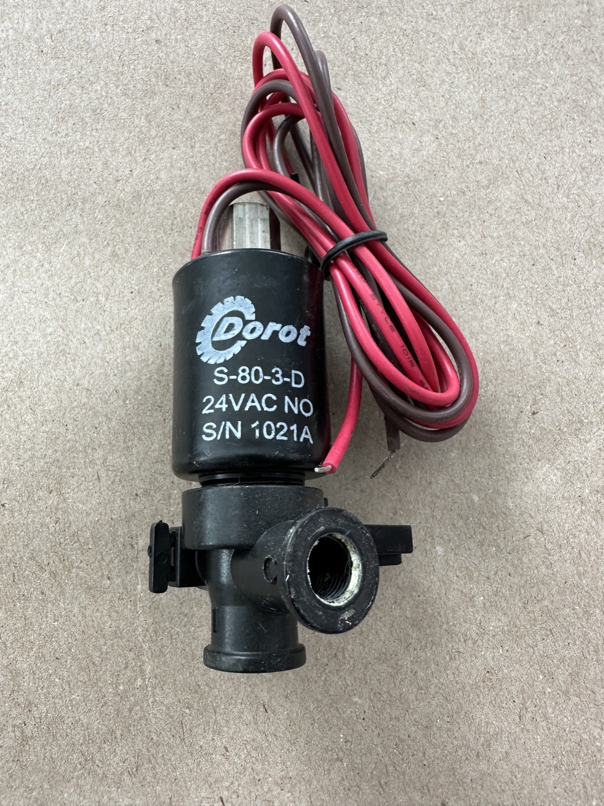 Netafim Replacement 24VAC Solenoid w/3 Way Base