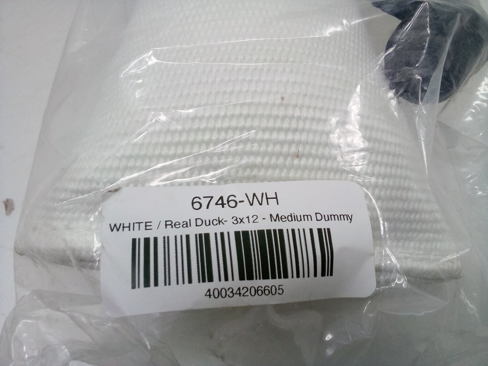 REAL DUCK (3 x 12) MEDIUM DUMMY (WHITE ) -6746-WH