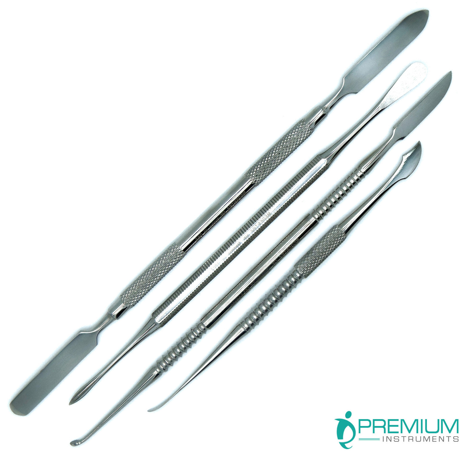 Wax Mixing Modelling Spatulas Plaster Alignate Carvers Dental Set of 4 Pcs Tools