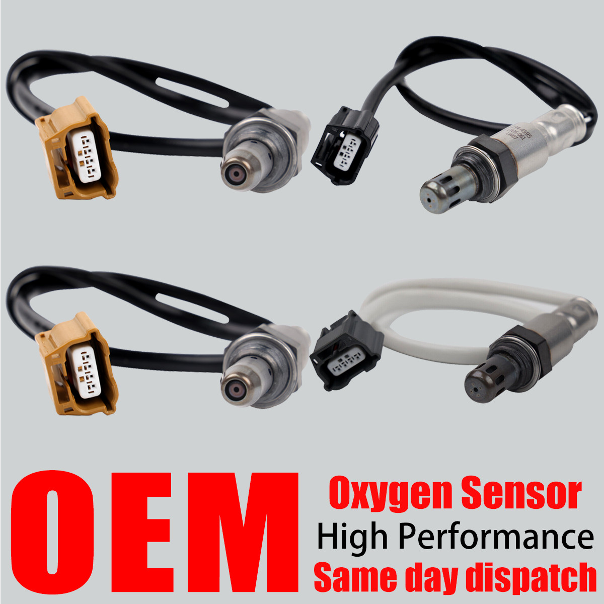 4X OEM Up & Downstream Oxygen O2 Sensors For Nissan Altima Pathfinder Quest 3.5L