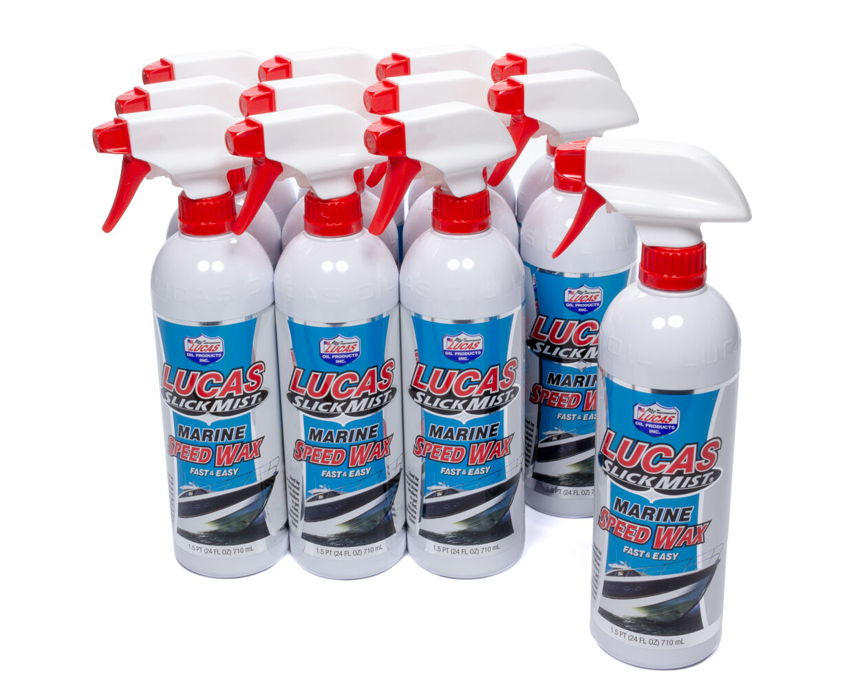 Slick Mist Marine Speed Wax Case 12 x 24oz. LUCAS OIL 10980-12