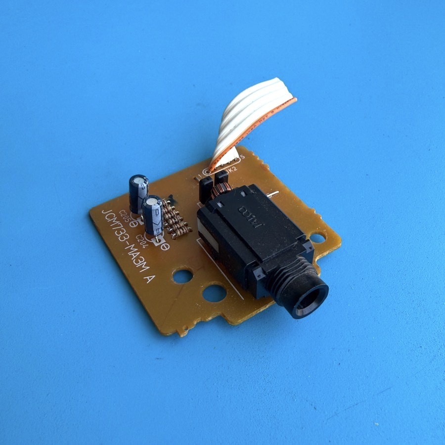CASIO WK-1630 Keyboard Part: Headphones Jack Socket Board PCB [JCM733-MA3M]