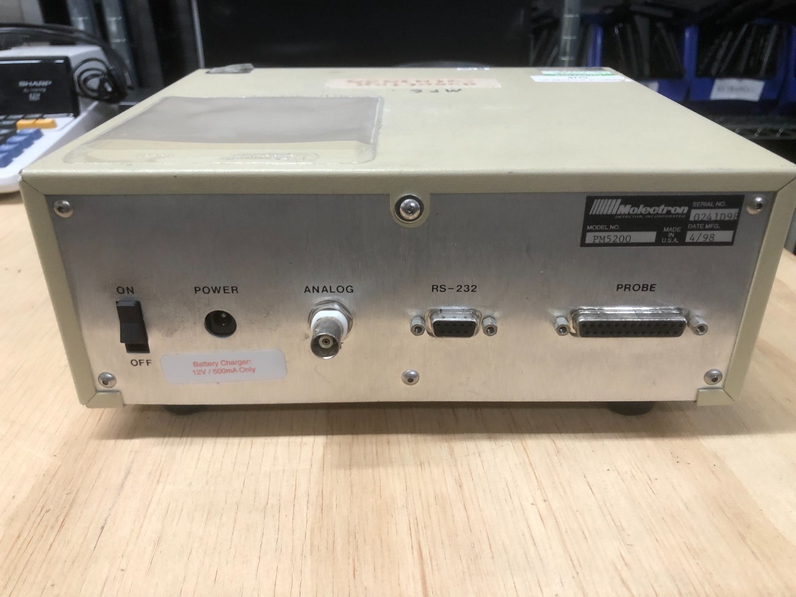 Molectron PowerMax 5200 Laser Power Meter PM5200 Benchtop Controller