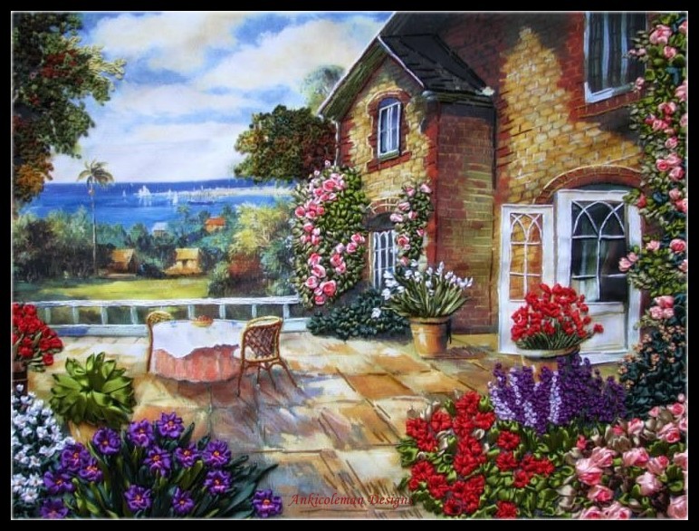 Chart Needlework - Counted Cross Stitch Patterns - Spring Cottage 3
