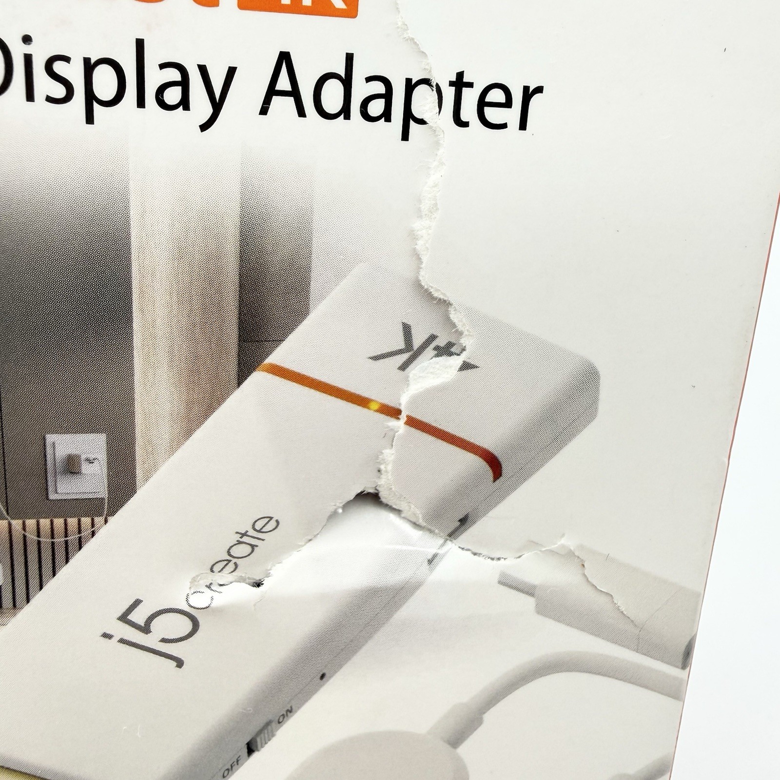 J5 Create Screen Cast 4k Wireless Display Adapter (JVAW76) NEW SEALED