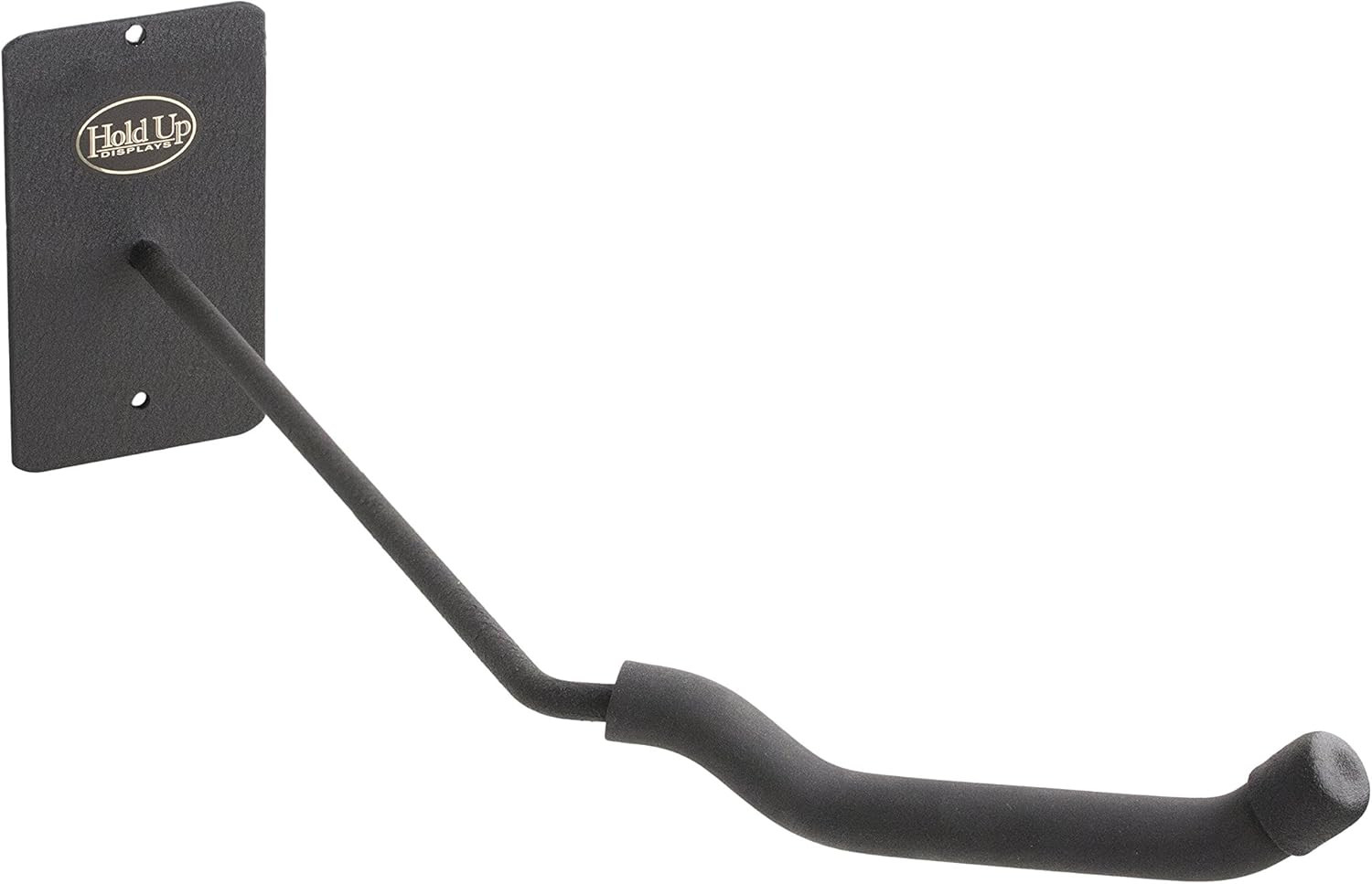 Angled Compound Bow Hanger for Slatwall Display Left Facing Archery Holder Wall