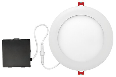 Recessed Lighting Kit Ultra Slim Energy Star Frost White 6" W Metal LED 12 W Fr