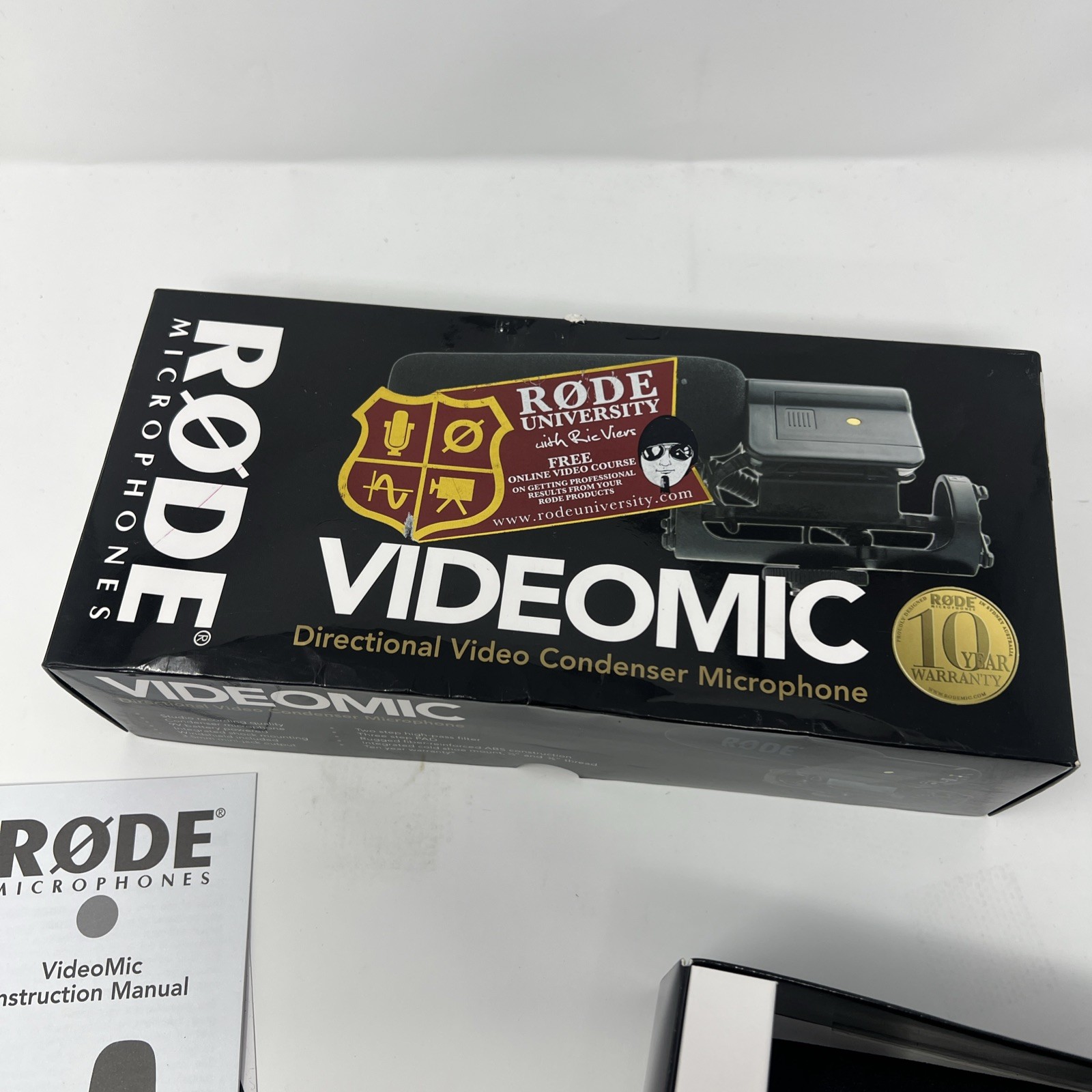 Rode VideoMic Directional Video Condenser Microphone With Box and Manual